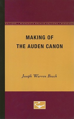 Making of the Auden canon