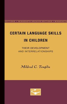 Certain Language Skills in Children