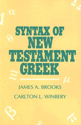 Syntax of New Testament Greek