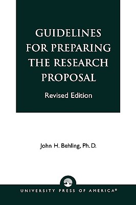 Guidelines for Preparing the Research Proposal