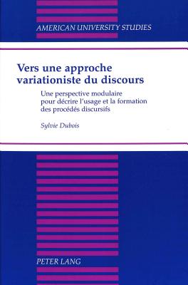 Vers Une Approche Variationiste du Discours