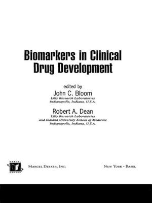 Biomarkers in Clinical Drug Development