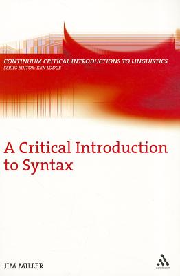 A Critical Introduction to Syntax