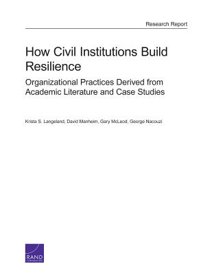 How Civil Institutions Build Resilience