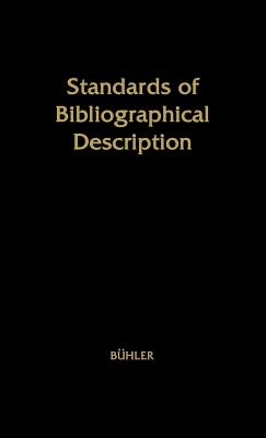 Standards of Bibliographical Description