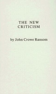 The New Criticism