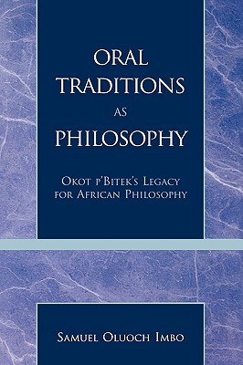 Oral Traditions as Philosophy