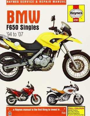 BMW F650 Singles (94 - 07) Haynes Repair Manual