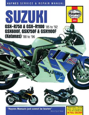 Suzuki GSX-R750 & GSX-R1100, GSX600F, GSX750F & GSX1100F (Katanas) (86 - 96)