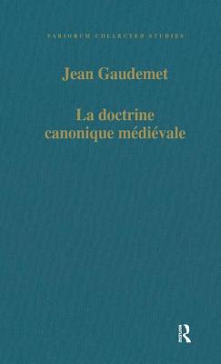 La doctrine canonique medievale