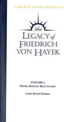 Legacy of Friedrich von Hayek DVD, Volume 4