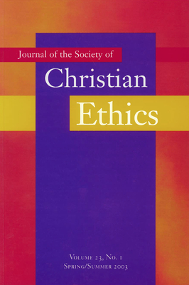 Journal of the Society of Christian Ethics