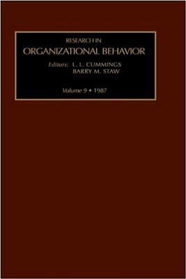 Research in Organizational Behavior