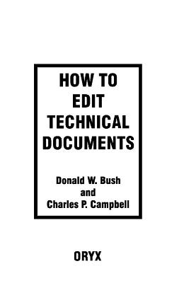 How to Edit Technical Documents