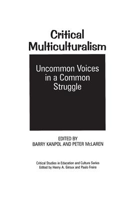 Critical Multiculturalism
