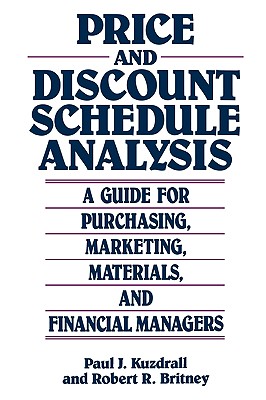 Price and Discount Schedule Analysis