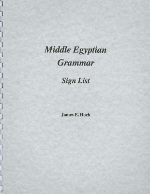 Middle Egyptian Grammar