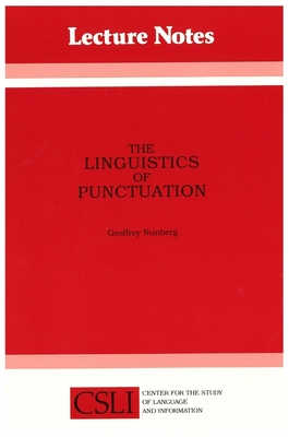 The Linguistics of Punctuation