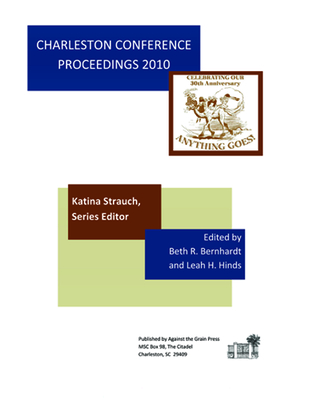 Charleston Conference Proceedings, 2010