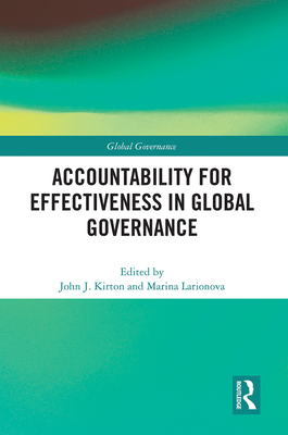 Accountability for Effectiveness in Global Governance