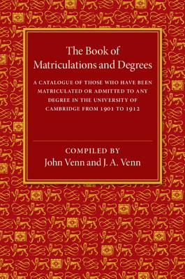 The Book of Matriculations and Degrees