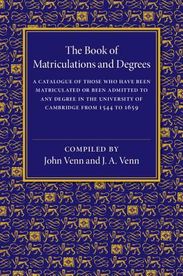 The Book of Matriculations and Degrees