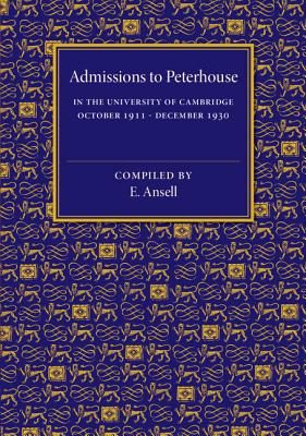 Admissions to Peterhouse