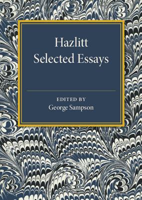 Hazlitt: Selected Essays