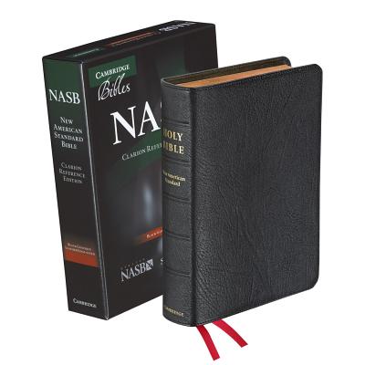 NASB Clarion Reference Bible, Black Edge-lined Goatskin Leather, NS486:XE