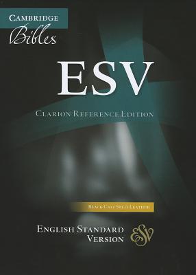 ESV Clarion Reference Bible, Black Calf Split Leather, ES484:X