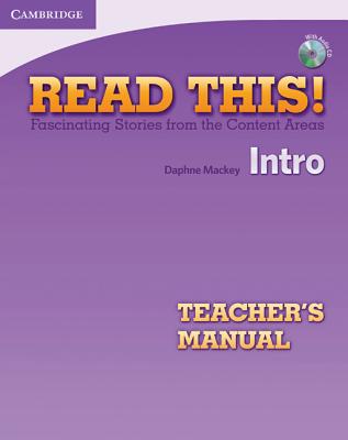 Read This! Intro Teacher's Manual with Audio CD