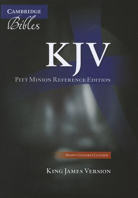 KJV Pitt Minion Reference Bible, Brown Goatskin Leather, KJ446:X