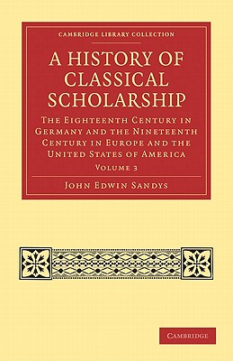 A History of Classical Scholarship