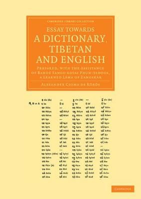 Essay towards a Dictionary, Tibetan and English