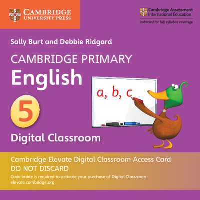 Cambridge Primary English Stage 5 Cambridge Elevate Digital Classroom Access Card (1 Year)