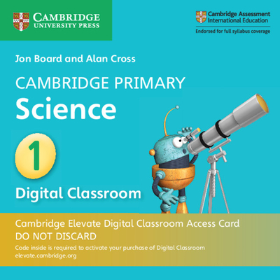 Cambridge Primary Science Stage 1 Cambridge Elevate Digital Classroom Access Card (1 Year)