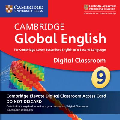 Cambridge Global English Stage 9 Cambridge Elevate Digital Classroom Access Card (1 Year)