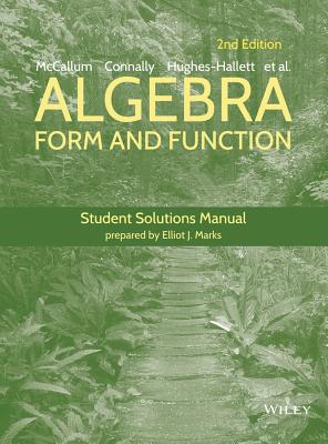 Algebra, Student Solutions Manual