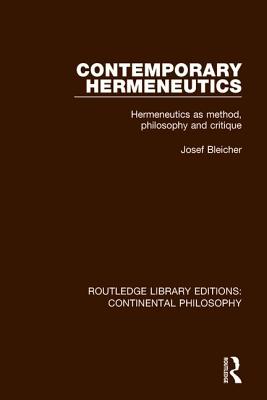 Contemporary Hermeneutics