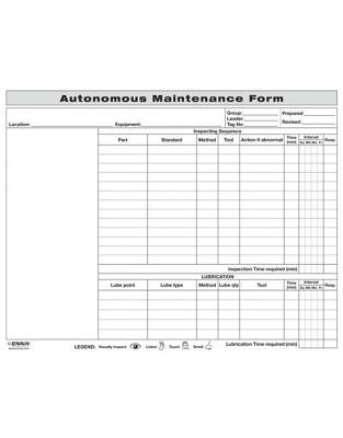 Autonomous Maintenance Form