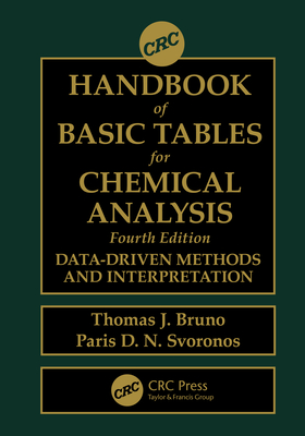 CRC Handbook of Basic Tables for Chemical Analysis