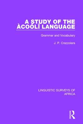 A Study of the Acooli Language