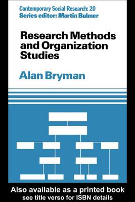 Research Methods and Organization Studies