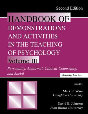 Handbook of Demonstrations and Activities in the Teaching of Psychology