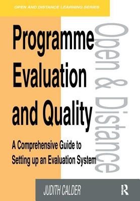 Programme Evaluation and Quality