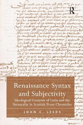 Renaissance Syntax and Subjectivity
