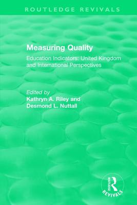 Measuring Quality: Education Indicators