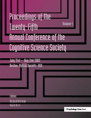 Proceedings of the 25th Annual Cognitive Science Society