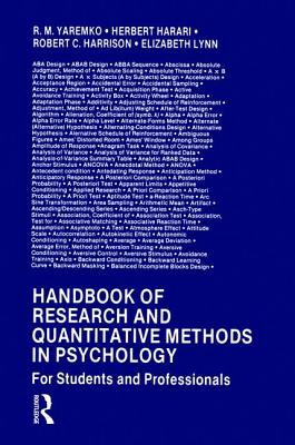 Handbook of Research and Quantitative Methods in Psychology