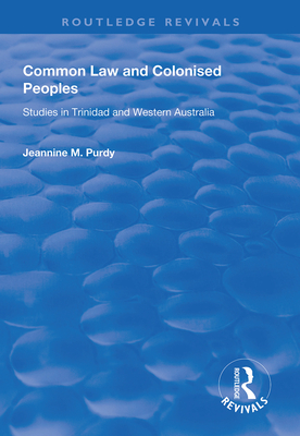 Common Law and Colonised Peoples